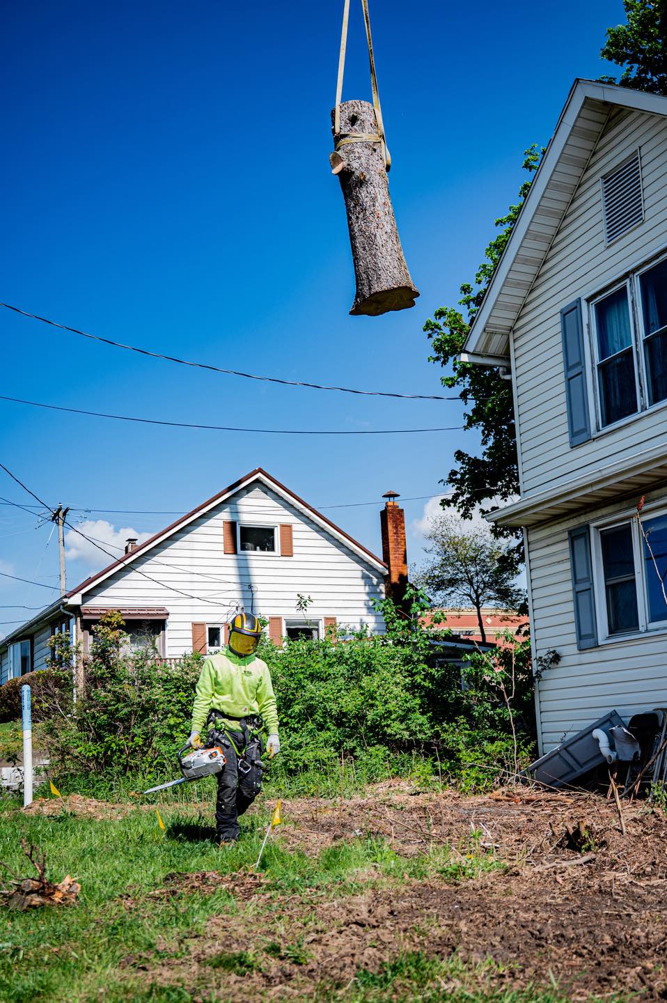 Tree removal process in DuBois, PA - D&M Tree Service